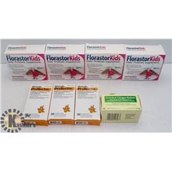 BAG OF ASSORTED PROBIOTICS.