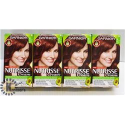 BAG OF 4 GARNIER NUTRISSE #56 MEDIUM REDISH BROWN