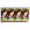 Image 1 : BAG OF 4 GARNIER NUTRISSE #56 MEDIUM REDISH BROWN