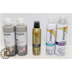 LOT OF ASSORTED PANTENE SHAMPOO AND HAIRSPRAY