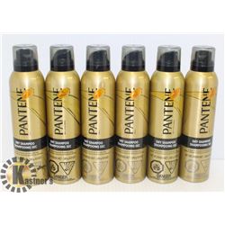 LOT OF 6 PANTENE DRY HAIR SHAMPOO