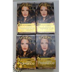 LOT OF 4 LOREAL PARIS 35 VIRGINIE HAIR DYE