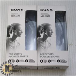 PAIR OF SONY STEREO HEADPHONES