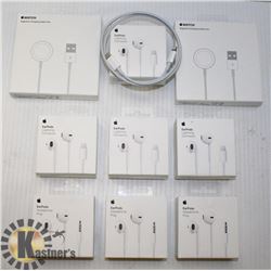 BAG OF ASSORTED APPLE ACCESSORIES