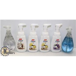 LOT OF 6 ASSORTED HAND WASH