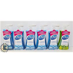 LOT OF 6 ASSORTED HAND SOAP FROM DIAL