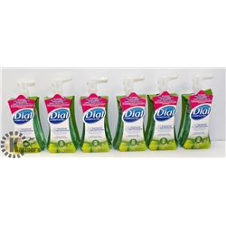 LOT OF 6 DIAL HAND SOAP FRESH PEAR SCENT