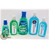 Image 1 : LOT OF 5 ASSORTED MOUTH WASH