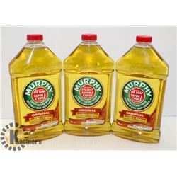 LOT OF 3 MURPHY OIL SOAP WOOD CLEANER