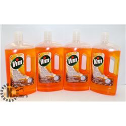 LOT OF 4 VIM SOAP WOOD CLEANER