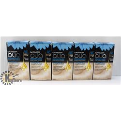 LOT OF 5 GARNIER OLIA PERMANENT BLEACH B+++ 7 LVL