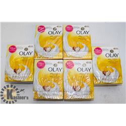 BAG OF ASSORTED OLAY BAR SOAP.