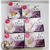 Image 1 : BAG OF ASSORTED OLAY BAR SOAP.