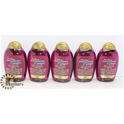 BAG OF OGX POMEGRANATE & GINGER SHAMPOO