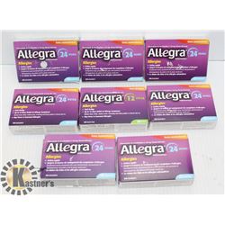 LOT OF ASSORTED ALLEGRA TABLETS