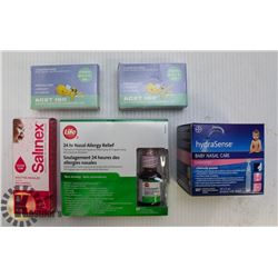 BAG OF ASSORTED SICK/ALLERGY RELIEF MEDICINE