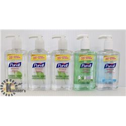 BAG OF ASSORTED PURELLE HAND SANITIZER
