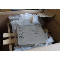 CRATE OF CEMENT BLOCKS