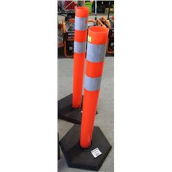 PAIR OF 42" TALL PYLONS WITH BASES