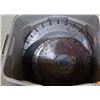 Image 1 : TOTE OF ASSORTED LARGE SAW BLADES, 14" AND MORE