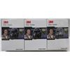 LOT OF THREE PELTOR HEADSETS BY 3M