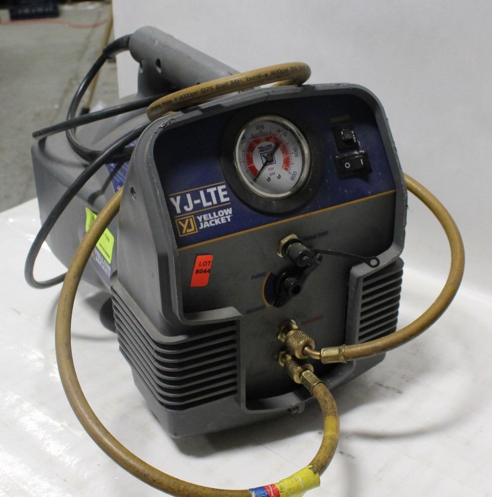 YELLOW JACKET YJLTE REFRIGERANT RECOVERY SYSTEM
