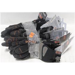 6 PAIRS ERGODYNE PROFLEX WORK GLOVES, SIZE MEDIUM