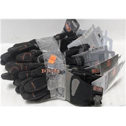 6 PAIRS ERGODYNE PROFLEX WORK GLOVES, SIZE MEDIUM