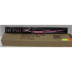 CASE OF 6 NEW 20" WIPER BLADES