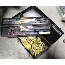 METAL TOOLBOX WITH CONTENTS