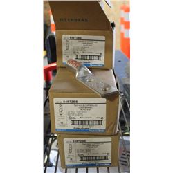 5 BOXES OF TWO HOLE COPPER LUGS, LONG BARREL