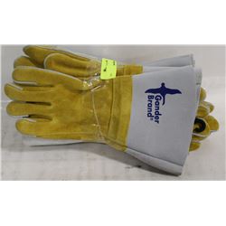 4 PAIR BDG WELDING UTILITY GLOVES SIZE MED