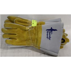 4 PAIR BDG WELDING UTILITY GLOVES SIZE MED