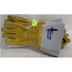 4 PAIR BDG WELDING UTILITY GLOVES SIZE MED