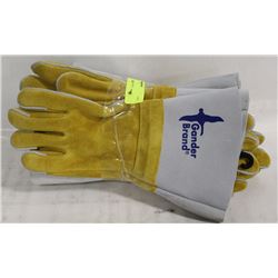 4 PAIR BDG WELDING UTILITY GLOVES SIZE MED