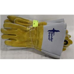 4 PAIR BDG WELDING UTILITY GLOVES SIZE MED