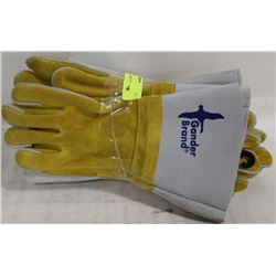 4 PAIR BDG WELDING UTILITY GLOVES SIZE MED
