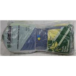 24 PAIR OF CHEMICAL RESISTANT GLOVES,