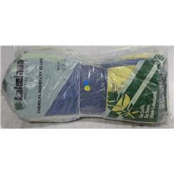 24 PAIR OF CHEMICAL RESISTANT GLOVES,