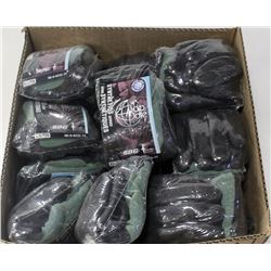 BOX OF OVER 25 PAIRS OF BDG SYNTHETICS GLOVES