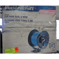 NEW IN BOX MASTERCRAFT 50FT AIR HOSE AND REEL
