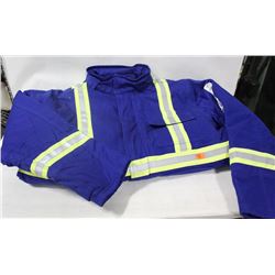 FR INSULATED WINTER WORK JACKET, SIZE LARGE