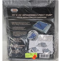 15FT X 15FT  POLY TARP / REVERSIBLE