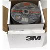 Image 1 : CASE OF 50 - 3M SILVER CUTOFF WHEEL T1, 60 GRADE