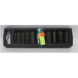 SET OF DEEP SOCKETS, SAE