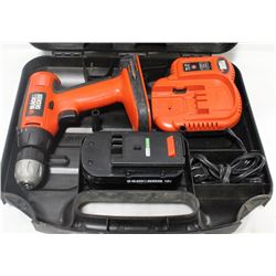 BLACK & DECKER 18 VOLT CORDLESS DRILL