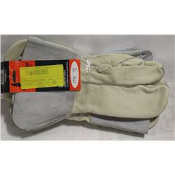 BUNDLE OF 4 PAIRS LEATHER WELDING MITTS SIZE 12