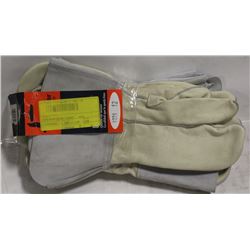 BUNDLE OF 4 PAIRS LEATHER WELDING MITTS SIZE 12