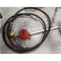 MONARCH INDUSTRIES TRANSFER PUMP W/ HOSE.