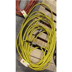 75FT 3/8 AIR HOSE WITH COUPLERS.